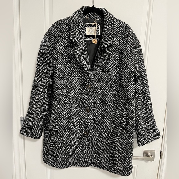 NWT - Fat Face Women’s Wool Blended Coat - US 12/L - Picture 1 of 15